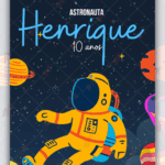 Convite Animado Plus Astronauta