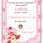 Convite digital Moranguinho