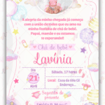 Convite Virtual  Unicórnio