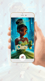 Convite animado Plus Princesa tiana - Imagem 2