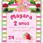 Convite Interativo Moranguinho