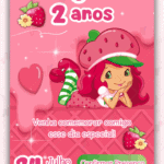 Convite Interativo Moranguinho