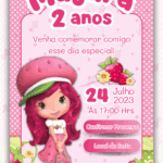 Convite Interativo Moranguinho