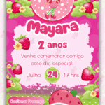 Convite Interativo Moranguinho