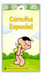 Convite Animado Magali, Turma da Monica