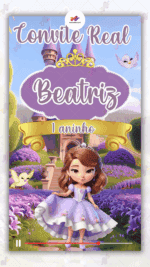 Convite Animado Princesa Sofia