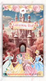 Convite Animado Princesas Disney