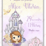 Convite digital Princesa Sofia