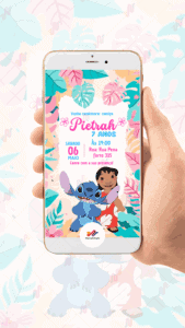 Convite Digital Lilo e Stitch - Imagem 2