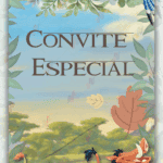 Convite Animado Rei leão