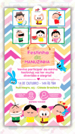 Convite Interativo Turma da Monica
