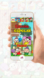 Convite Animado Turma da Monica - Imagem 2