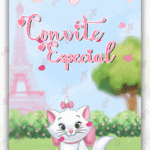 Convite Animado Plus Gata Marie