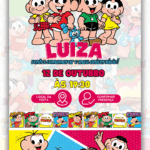 Convite Interativo  Turma da Monica