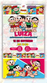 Convite Interativo  Turma da Monica