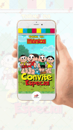Convite Animado Turma da Monica - Imagem 2