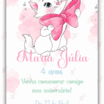 Convite digital Gata Marie
