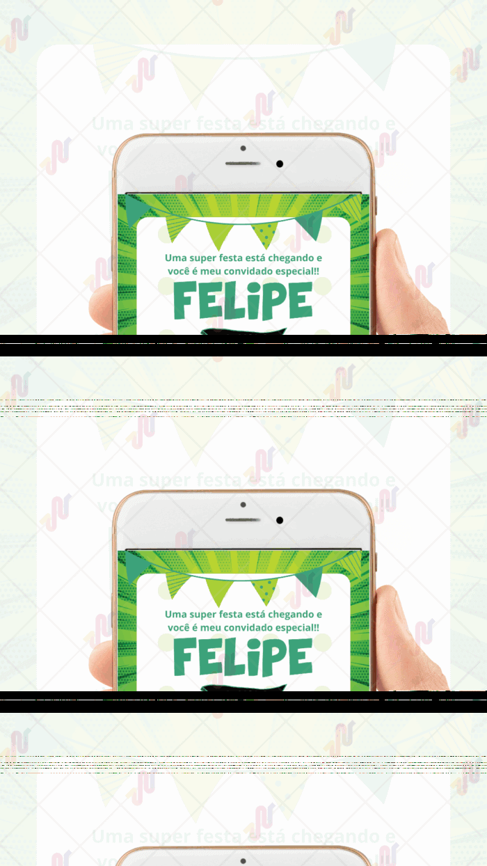 Convite Digital Cebolinha Turma da Monica - Imagem 2