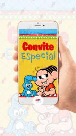 Convite Animado Turma da Monica - Imagem 2