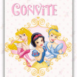 Convite Animado Princesas Disney