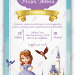 Convite digital Princesa Sofia