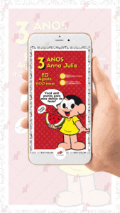Convite Interativo Magali Turma da Monica - Imagem 2