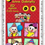 Convite Interativo Turma da Monica