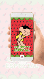 Convite Animado Magali Turma da Monica - Imagem 2