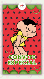 Convite Animado Magali Turma da Monica