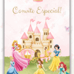 Convite Animado Princesas Disney