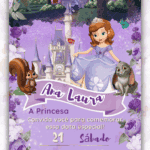 Convite Animado Princesa Sofia