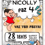 Convite Animado Simples Turma da Monica