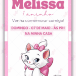 Convite digital Gata Marie