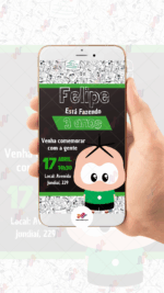 Convite Digital Cebolinha Toy - Turma da Monica - Imagem 2