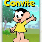 Convite Animado Magali Turma da Monica