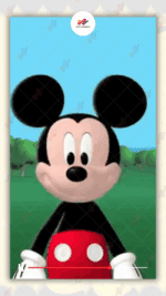 Convite Animado Plus Mickey