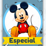 Convite Animado Plus Mickey