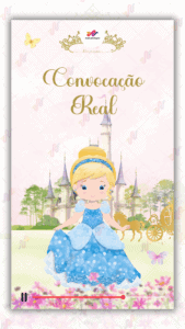 Convite Animado  Princesas Disney