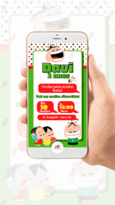 Convite Digital Turma da Monica Toys - Imagem 2
