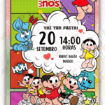 Convite Interativo Turma da Monica