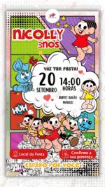 Convite Interativo Turma da Monica