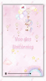 Convite Animado Plus Unicórnio