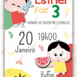 Convite Digital Turma da Monica