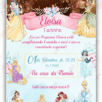 Convite Animado Princesas Disney