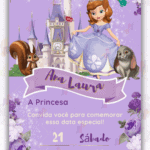 Convite digital Princesa Sofia