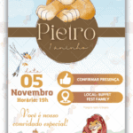 Convite Interativo Rei Leão