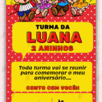 Convite Digital Turma da Monica