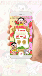 Convite Interativo Magali Turma da Monica - Imagem 2
