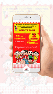Convite Digital Turma da Monica - Imagem 2