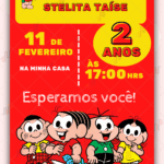 Convite Digital Turma da Monica